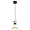 Freya Topi FR5503PL-01B1 Минималистичный подвесной светильник в стиле лофт, лампа 1xE27 до 40 Вт (нет в комплекте), 220В, основание черный металл, плафон молочное стекло, диаметр 135 мм, макс. высота 975 мм