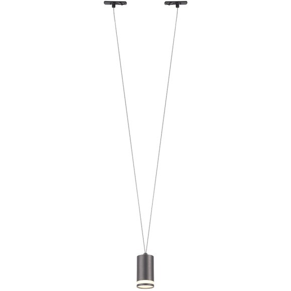 Однофазный двужильный трековый светильник Crystallux CLT 0.31 014 BL под сменную лампу GU10