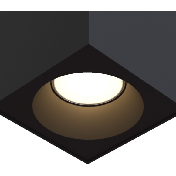 Уличный потолочный светильник Maytoni C030CL-01B Zoom IP65 под лампу 1xGU10 50W