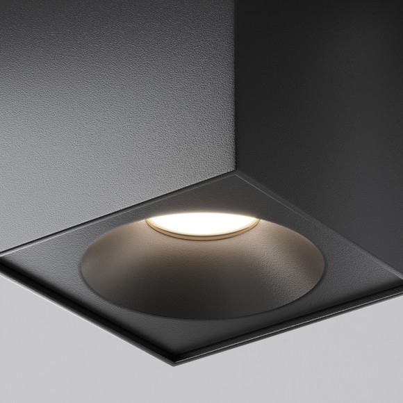 Уличный потолочный светильник Maytoni C030CL-01B Zoom IP65 под лампу 1xGU10 50W