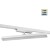 Novotech STRATUS 359782 Белый однофазный трехжильный трековый светодиодный светильник, линейный 40см, поворотный, CCT перекл. цветовой температуры, LED 24Вт 1384Лм 2700;3200;4000К CRI90 105° IP20 220В, коэф. пульсации < 1%