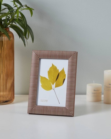 423101 Фоторамка CHENOR, L138, B16, H188, пластик, стекло, коричневый