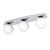 902096 CASTROVIDO Настенно-потолочный светильник с тремя лампами G9, 12.6Вт, IP44, хром, белое стекло