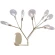 Бра Crystal Lux EVITA AP9 GOLD/TRANSPARENT
