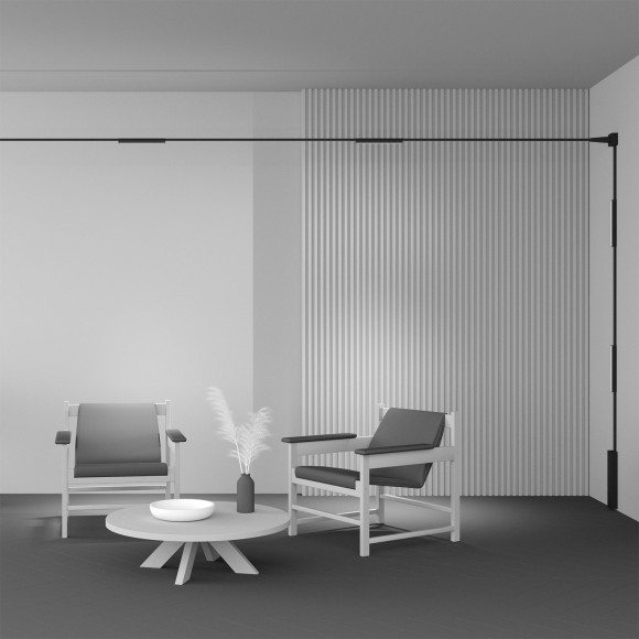 TR161-1-16W3K-B Светодиодный светильник на резиновый шинопровод Maytoni Elasity CRI90+ 3000К 640Лм 120° 16Вт