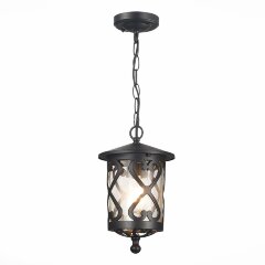 SL085.403.01 Светильник уличный подвесной ST-Luce Черный/Черный, Прозрачный E27 1*60W LORNE SL085.403.01 Светильник уличный подвесной ST-Luce Черный/Черный, Прозрачный E27 1*60W LORNE