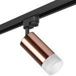 Однофазный двужильный трековый светильник Lightstar R1T43031 Rullo под сменную лампу GU10