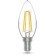 1031215 Лампа Gauss Basic Filament Свеча 4,5W 420lm 4100К Е14 LED 1/10/50