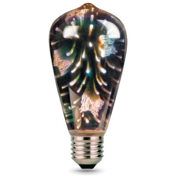 147802404 Лампа Gauss Filament ST64 4W Е27 Butterfly-3D LED 1/10/40 147802404 Лампа Gauss Filament ST64 4W Е27 Butterfly-3D LED 1/10/40