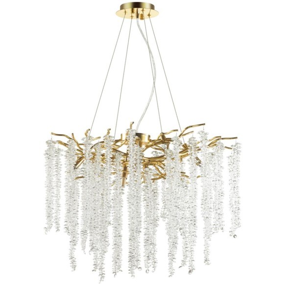 Люстра хрустальная Odeon Light 5005/8 Banche под лампы 8xG9 40W Люстра хрустальная Odeon Light 5005/8 Banche под лампы 8xG9 40W