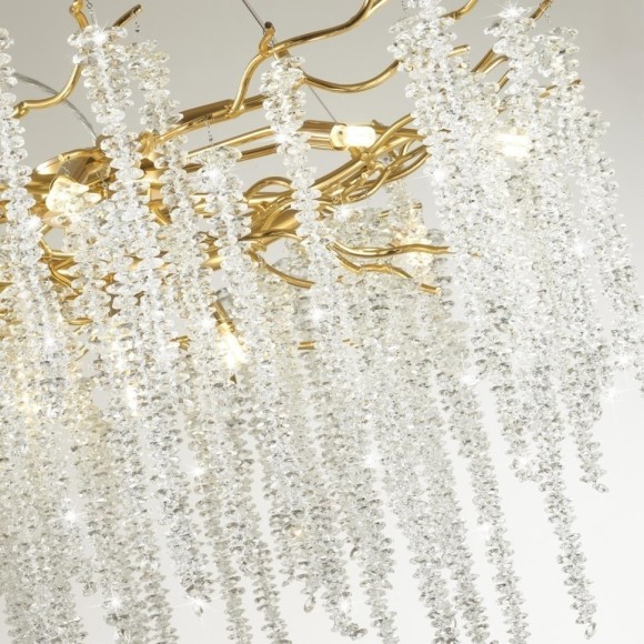 Люстра хрустальная Odeon Light 5005/8 Banche под лампы 8xG9 40W Люстра хрустальная Odeon Light 5005/8 Banche под лампы 8xG9 40W