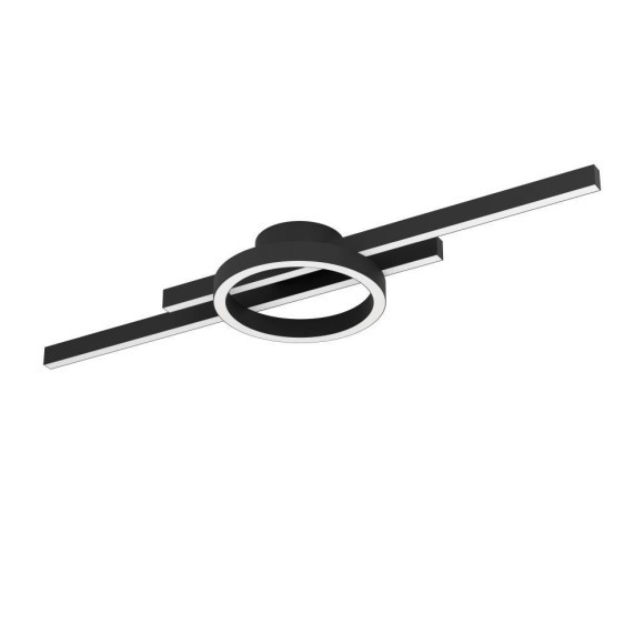 900953 Потолочный светильник AMANDOLO, 23,5W(LED), 2850lm, L775, B200, H75, алюминий, сталь, черный/пластик, белый 900953 Потолочный светильник AMANDOLO, 23,5W(LED), 2850lm, L775, B200, H75, алюминий, сталь, черный/пластик, белый