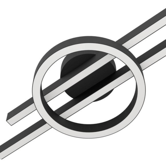 900953 Потолочный светильник AMANDOLO, 23,5W(LED), 2850lm, L775, B200, H75, алюминий, сталь, черный/пластик, белый 900953 Потолочный светильник AMANDOLO, 23,5W(LED), 2850lm, L775, B200, H75, алюминий, сталь, черный/пластик, белый