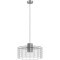 43651 Подвесной потолочный светильник (люстра) MILLIGAN, 1Х40W, E27, H1100, Ø480, сталь/цинк, белый