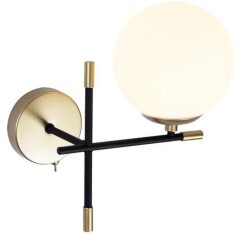 A2225AP-1BK СВЕТИЛЬНИК НАСТЕННЫЙ A2225AP-1BK СВЕТИЛЬНИК НАСТЕННЫЙ