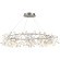 SL379.103.216 Люстра подвесная ST-Luce Серебристый/Белый LED 216*0,5W 3500K RAFINA
