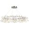 SL379.103.216 Люстра подвесная ST-Luce Серебристый/Белый LED 216*0,5W 3500K RAFINA