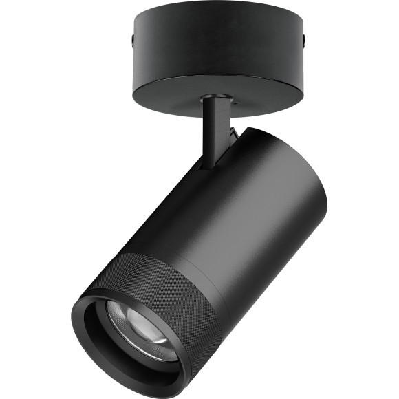 Черный накладной светодиодный спот с изм углом и температурой света 40W 2800Лм 20-55° CRI90 2700-4200-6000К Canno Pro Lightstar C4407SO