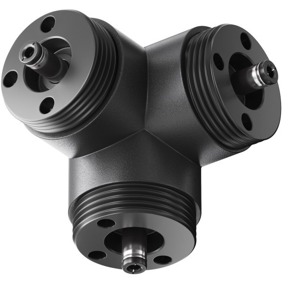 T-образный вертикальный коннектор для системы Maytoni Shelf без ввода питания CA016TC-B