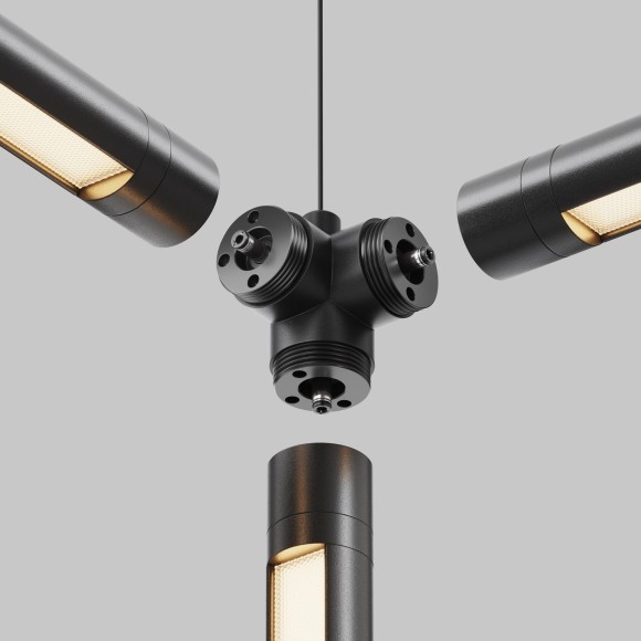 T-образный вертикальный коннектор для системы Maytoni Shelf без ввода питания CA016TC-B