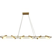 4677-6P, подвесная люстра, L1490xW190xH145/1200, LEDx90W, 3100LM, 3000-6000K, IP20, included, remote control