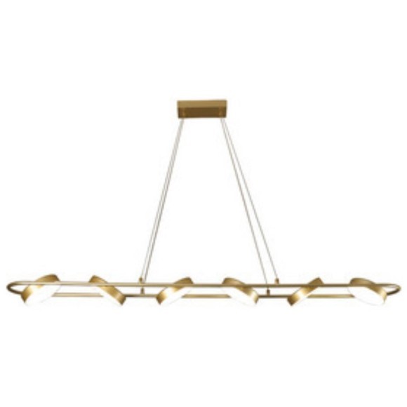 4677-6P, подвесная люстра, L1490xW190xH145/1200, LEDx90W, 3100LM, 3000-6000K, IP20, included, remote control