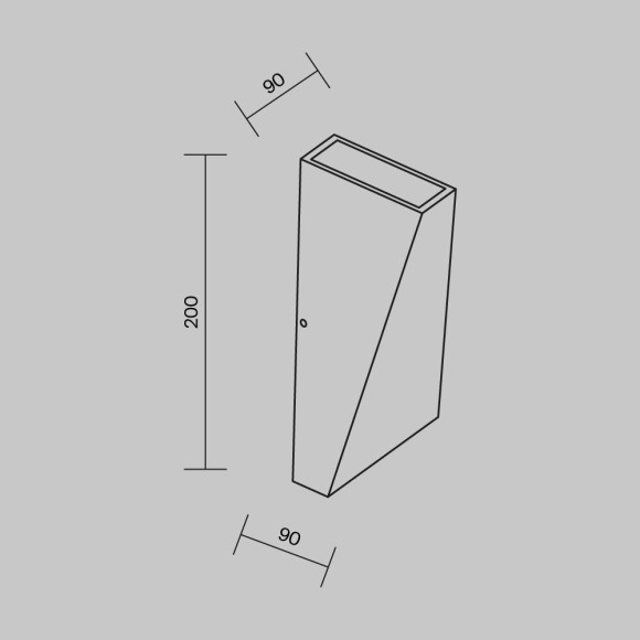 Уличный настенный светильник Maytoni O580WL-L6B Times Square IP54 светодиодный LED 6W Уличный настенный светильник Maytoni O580WL-L6B Times Square IP54 светодиодный LED 6W