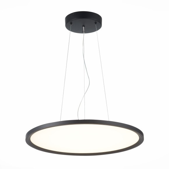 ST602.443.56 Светильник подвесной Черный LED 1*56W 4000K 5 040Lm Ra80 120 IP20 D600xH36 185-265V Подвесные светильники