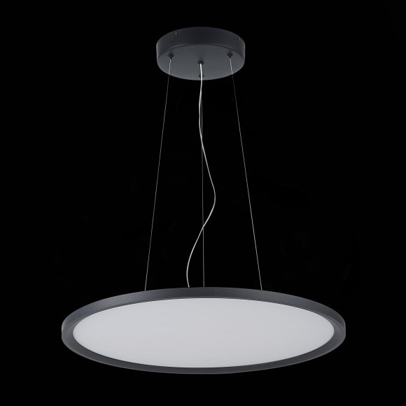 ST602.443.56 Светильник подвесной Черный LED 1*56W 4000K 5 040Lm Ra80 120 IP20 D600xH36 185-265V Подвесные светильники