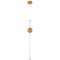 SL1222.213.01 Светильник подвесной ST-Luce Золотистый/Золотистый, Белый LED 1*18W 4000K ANGURRA