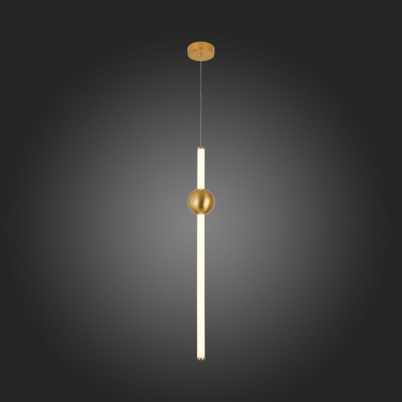 SL1222.213.01 Светильник подвесной ST-Luce Золотистый/Золотистый, Белый LED 1*18W 4000K ANGURRA