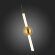 SL1222.213.01 Светильник подвесной ST-Luce Золотистый/Золотистый, Белый LED 1*18W 4000K ANGURRA