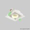 Светильник встроенный Crystal Lux CLT 069C1 WH 1400/291
