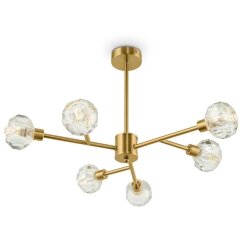 Потолочная люстра хрустальная Grace FR5114PL-06BZ Потолочная люстра хрустальная Grace FR5114PL-06BZ