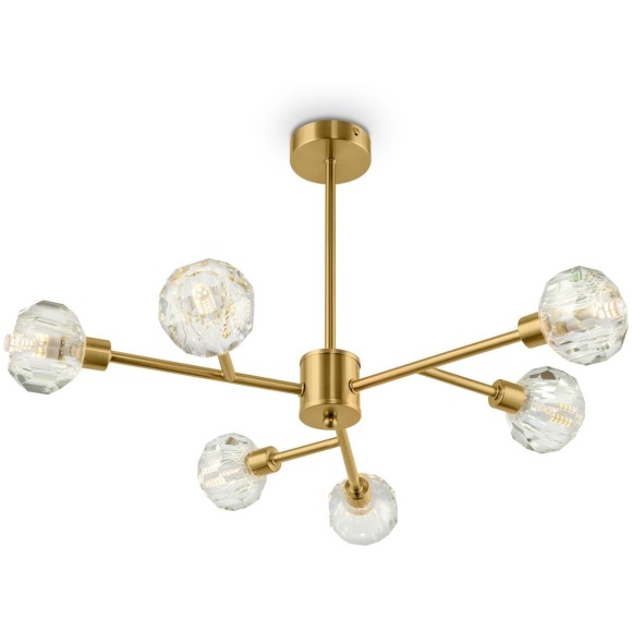 Потолочная люстра хрустальная Grace FR5114PL-06BZ