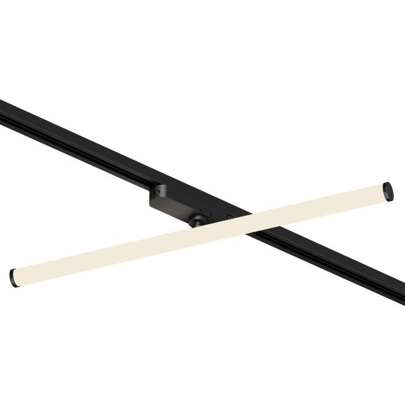 Однофазный двужильный светодиодный трековый светильник Denkirs DK6638-BK Strom 3000К 1400Лм CRI90+ 300° 15Вт