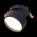 ST651.448.09 Встраиваемый поворотный светильник Черный LED 1*9W 4000K 720Lm Ra90 120° IP20 D85xH68 Встраиваемые светильники