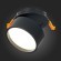 ST651.448.09 Встраиваемый поворотный светильник Черный LED 1*9W 4000K 720Lm Ra90 120° IP20 D85xH68 Встраиваемые светильники