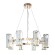 Люстра хрустальная Arte Lamp A1049SP-16GO SANTORINI под лампы G9 40W Люстра хрустальная Arte Lamp A1049SP-16GO SANTORINI под лампы G9 40W