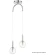 Светильник подвесной Crystal Lux LUXURY SP2 CHROME