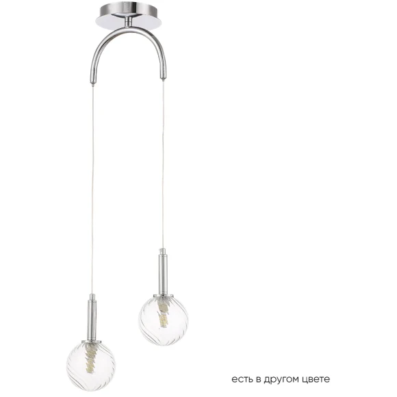Светильник подвесной Crystal Lux LUXURY SP2 CHROME