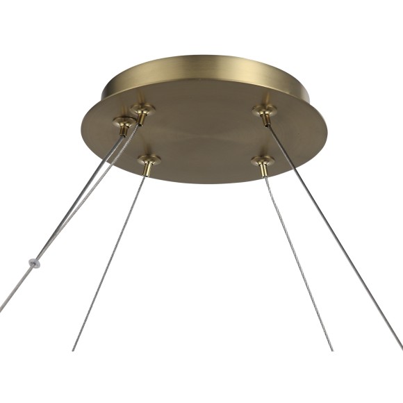 SL1520.303.08 Светильник подвесной ST-Luce Латунь/Алебастр G9 8*5W 4000K CLAM