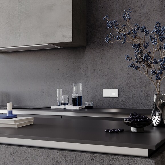 Рамка пластиковая VOLTUM S70 на 2 поста, (белый матовый)