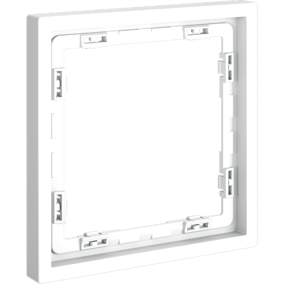 Рамка пластиковая VOLTUM S70 на 1 пост, (белый матовый)