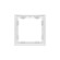 Рамка пластиковая VOLTUM S70 на 1 пост, (белый матовый)