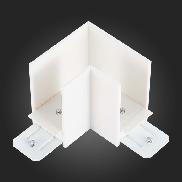 ST015.522.14 Соединитель угловой для накладного шинопровода белый SKYLINE 220