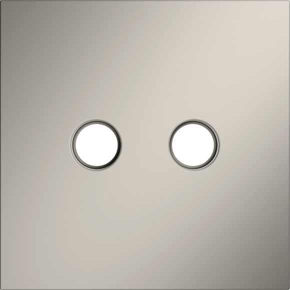 Накладка для розетки телевизионной оконечной TV+SAT, S70 (кашемир)