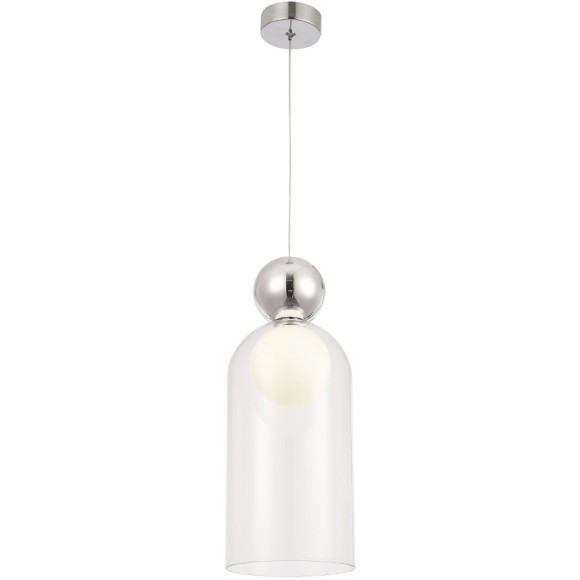 Светильник подвесной Crystal Lux MURCIA SP1.1 CHROME Светильник подвесной Crystal Lux MURCIA SP1.1 CHROME