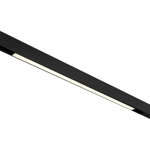 Crystal Lux CLT 0.33 001 18W BL M 3CCT-SMART 1409/374 Черный магнитный трековый линейный светильник, 60см, CCT перекл. цвет. температуры или SMART управление (при исп. драйвера CLT 0.203 08/09 SMART), 18Вт, 3000,4000,6000К, 1530Лм, CRI90 120° 48V