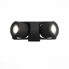 SL093.401.02 Светильник уличный настенный ST-Luce Черный/Черный, Прозрачный G5,3 2*3W ROUND SL093.401.02 Светильник уличный настенный ST-Luce Черный/Черный, Прозрачный G5,3 2*3W ROUND